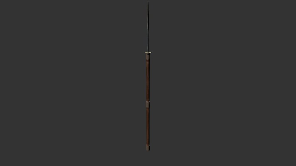 Naginata 3d model