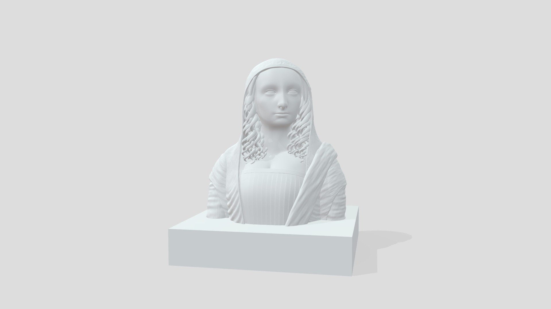 Mona Lisa 3d model