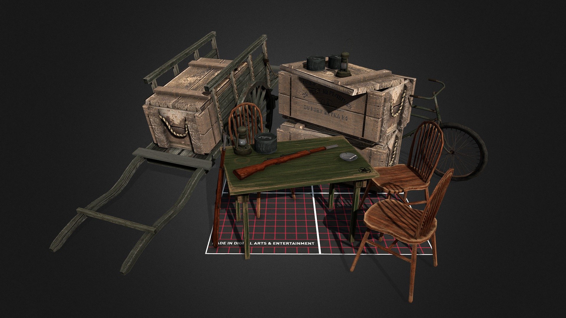 Scene 5 Props 3d model