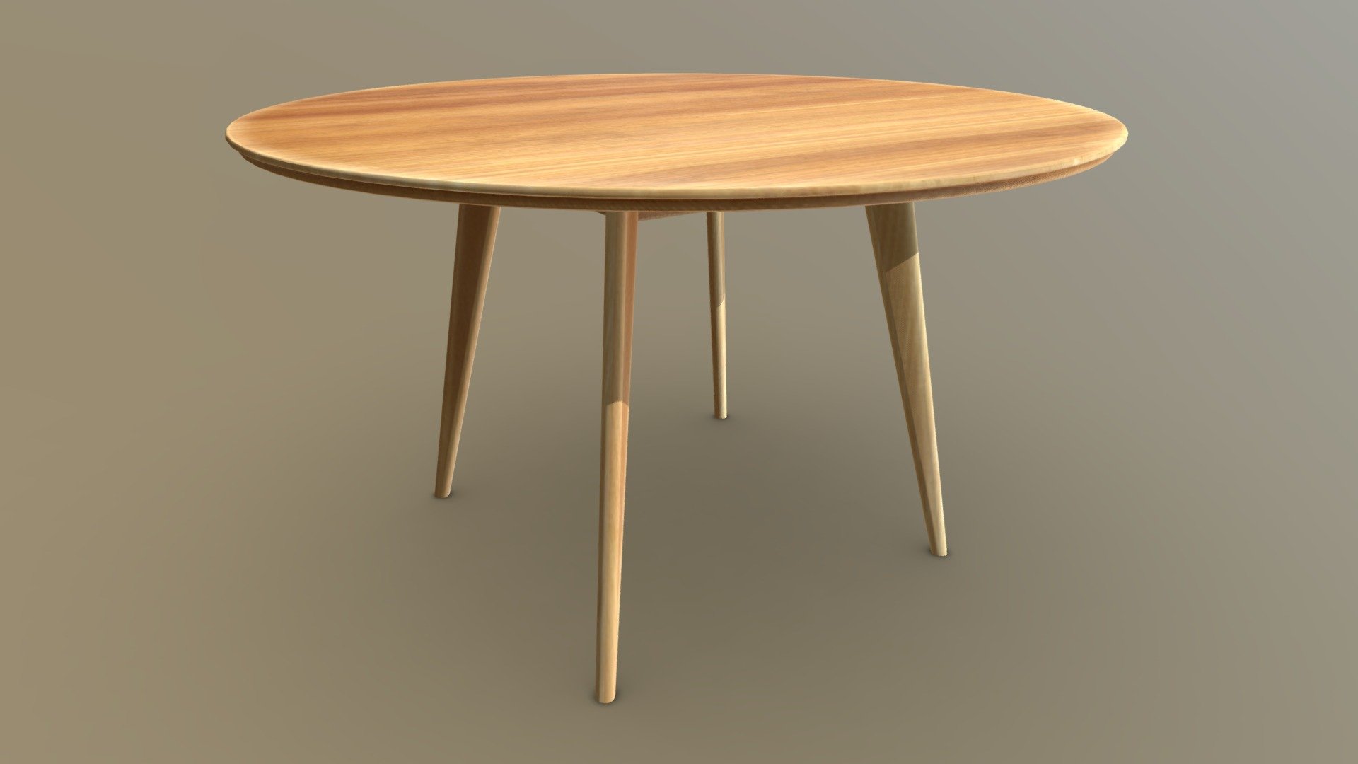 Round table 3d model