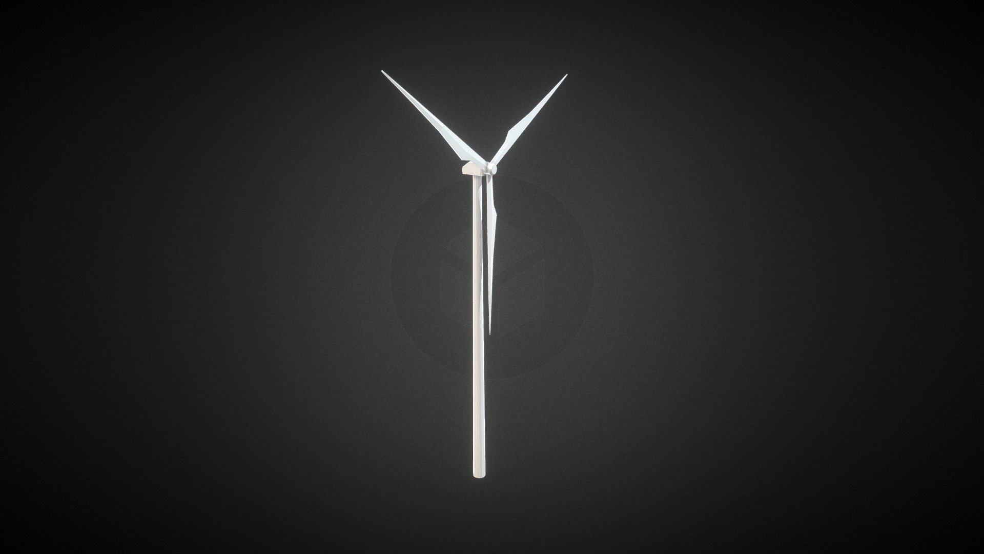 Windmill (Animated) 3d model