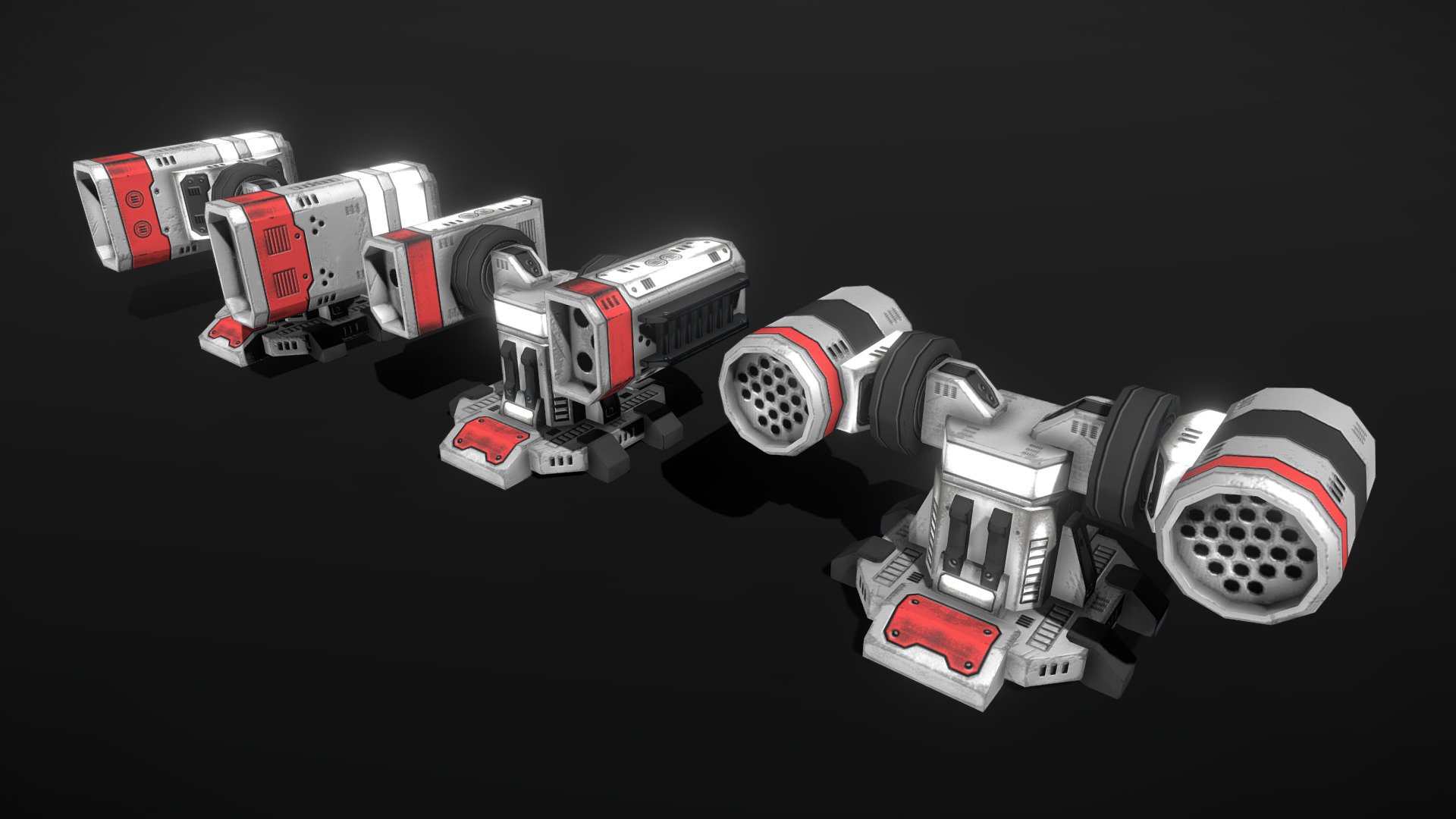 Missile Turret 3d model