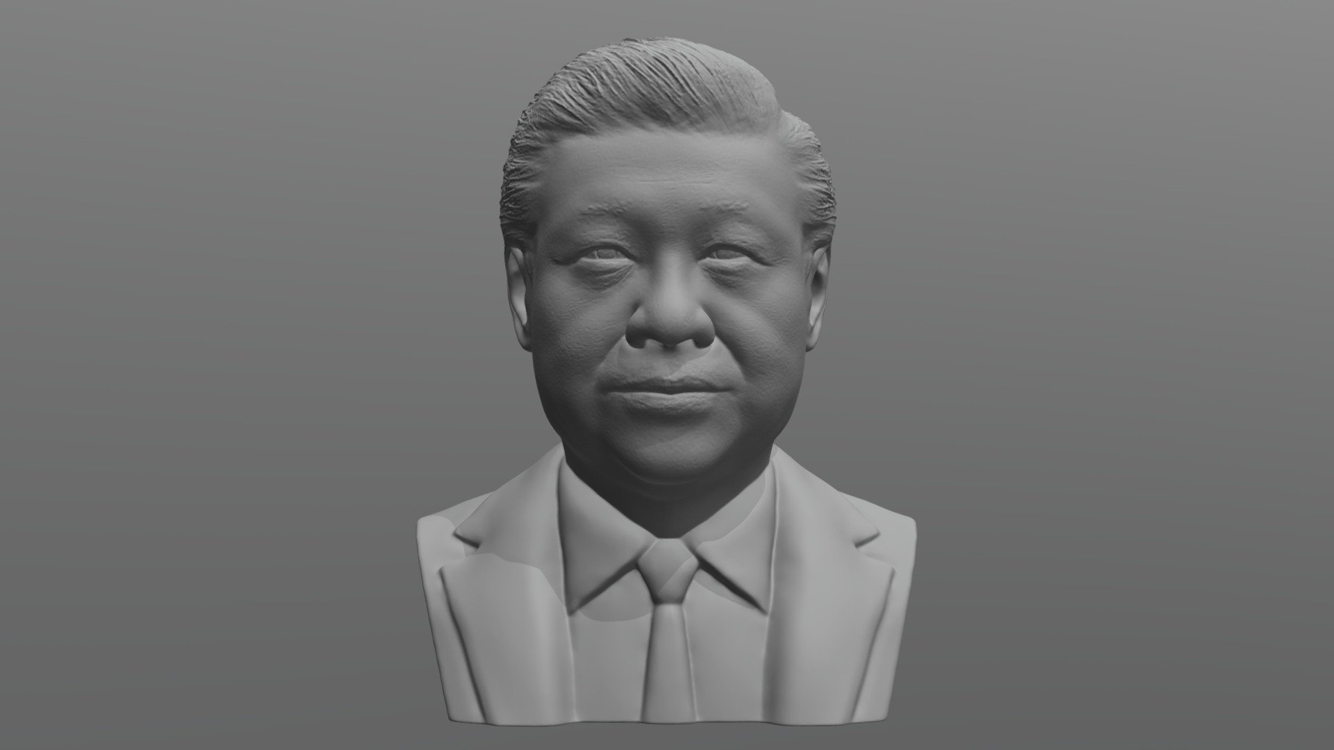 Xi Jinping bust for 3D printing 3d model