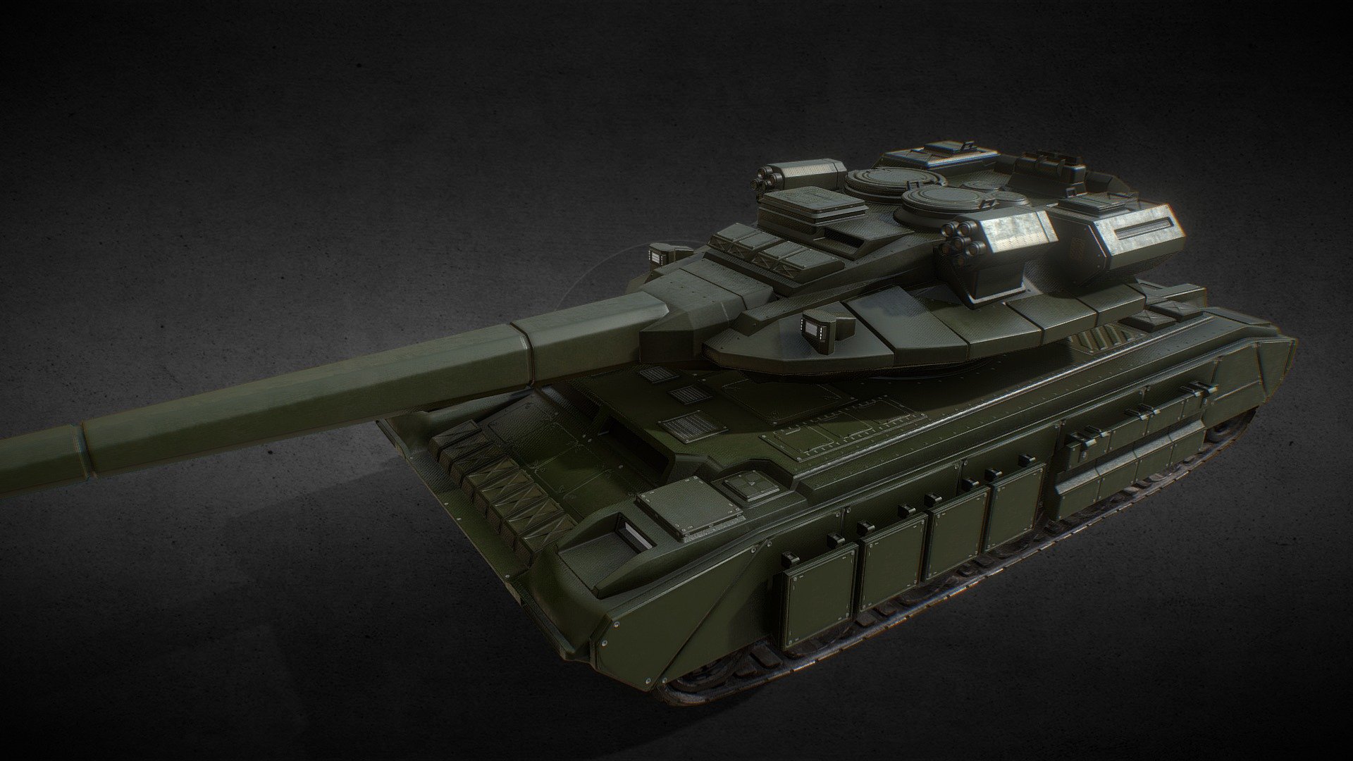 Tank Equalizer 3d model