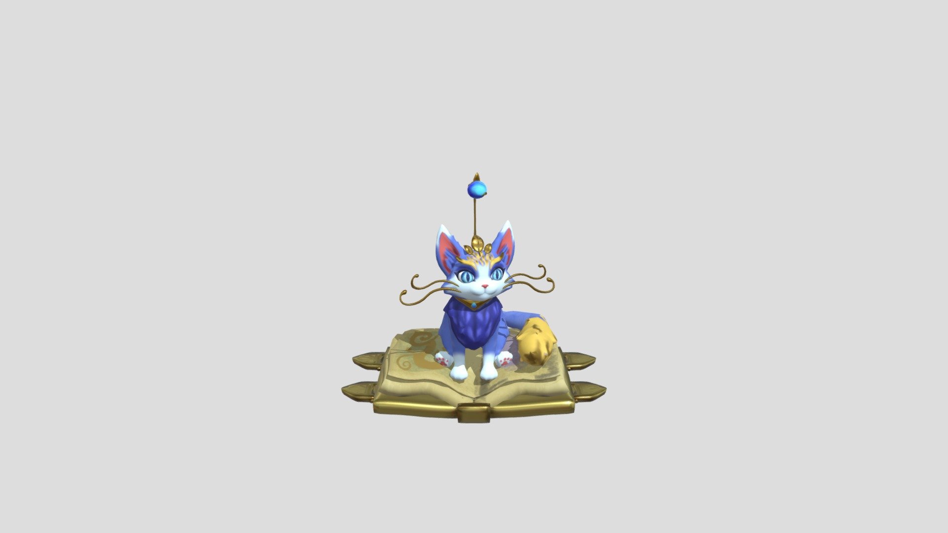 Yuumi League of Legends 3d model