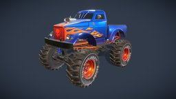 Cartoon Monster Truck