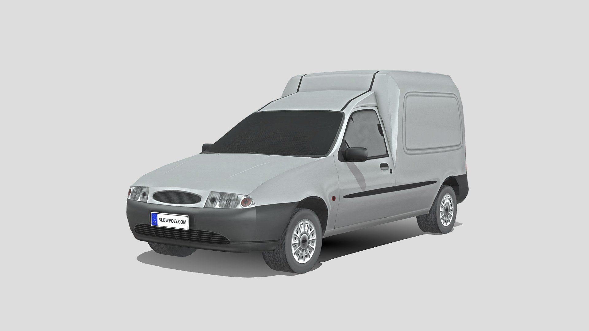 Ford Courrier Van 1999 3d model