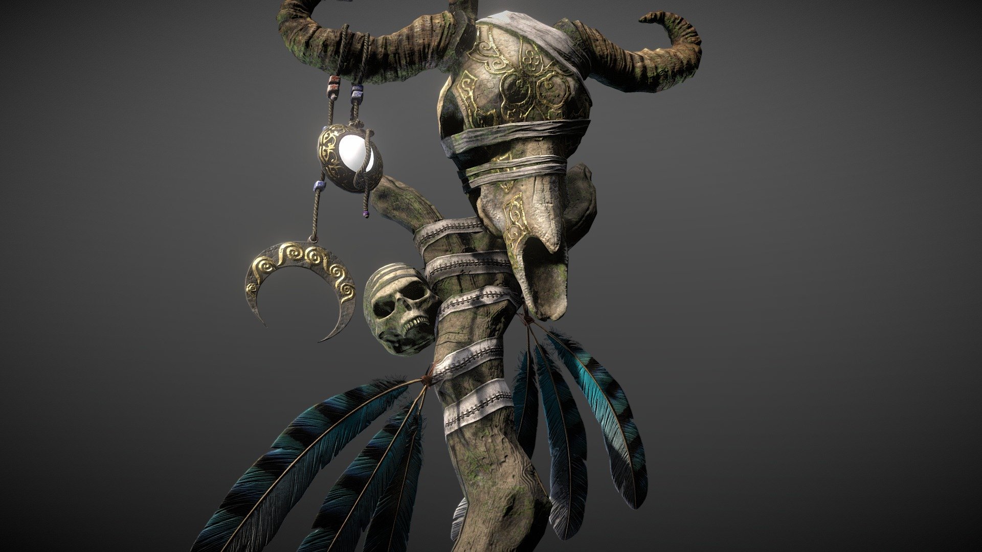 Shaman bat 3d model