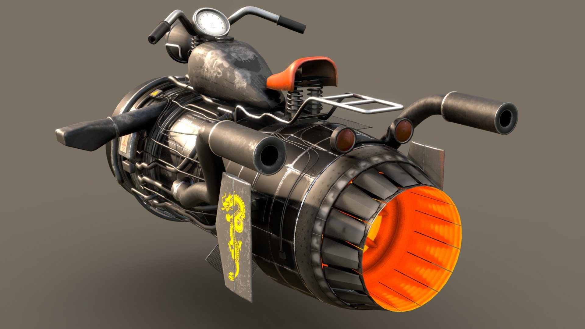 Jetbike -001 3d model