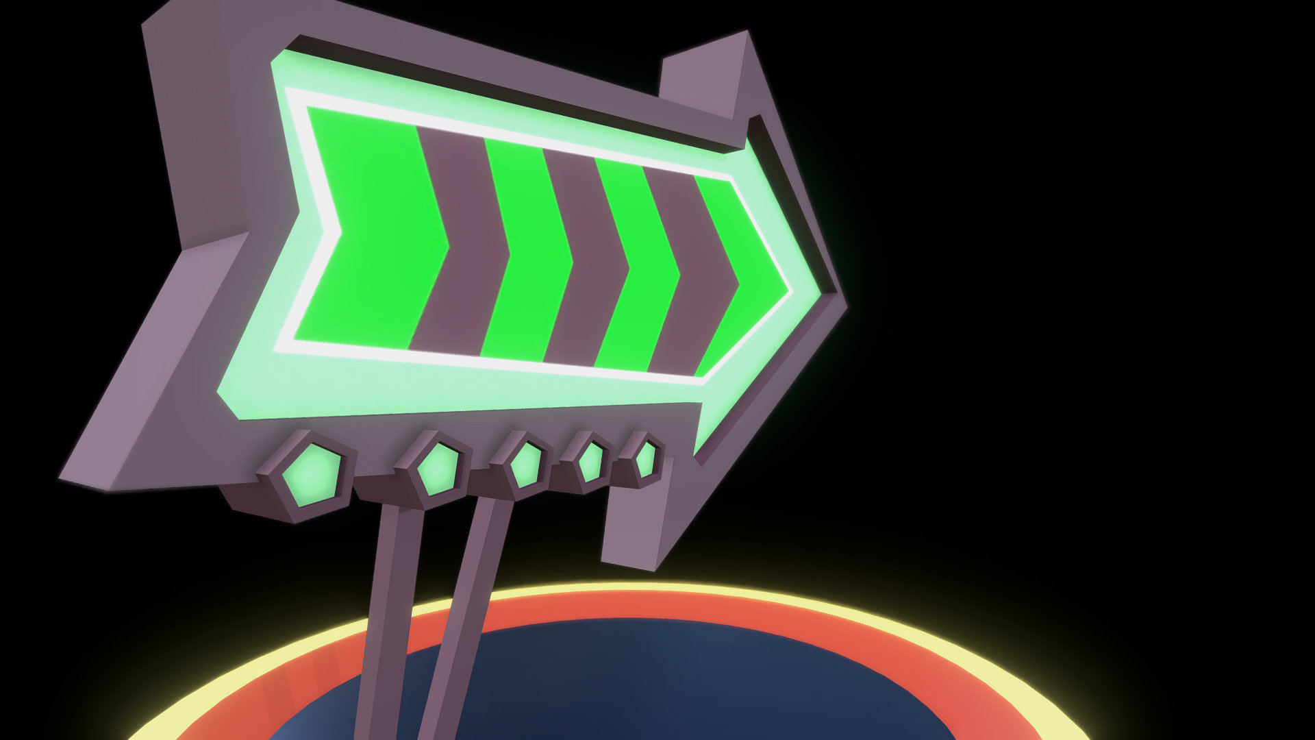 FEVER : Road sign 3d model