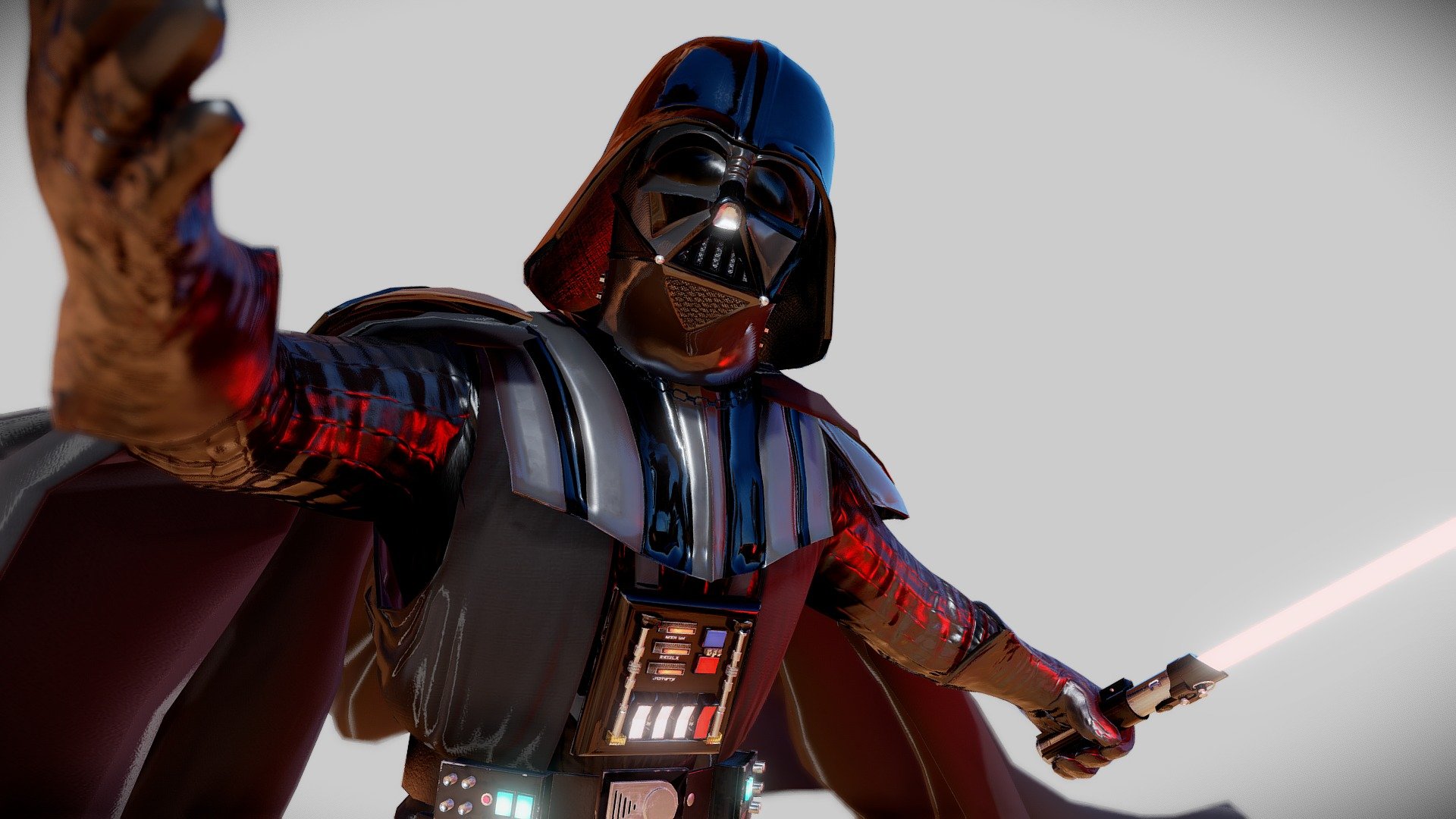 Darth Vader: Screen Accurate RotJ 3d model