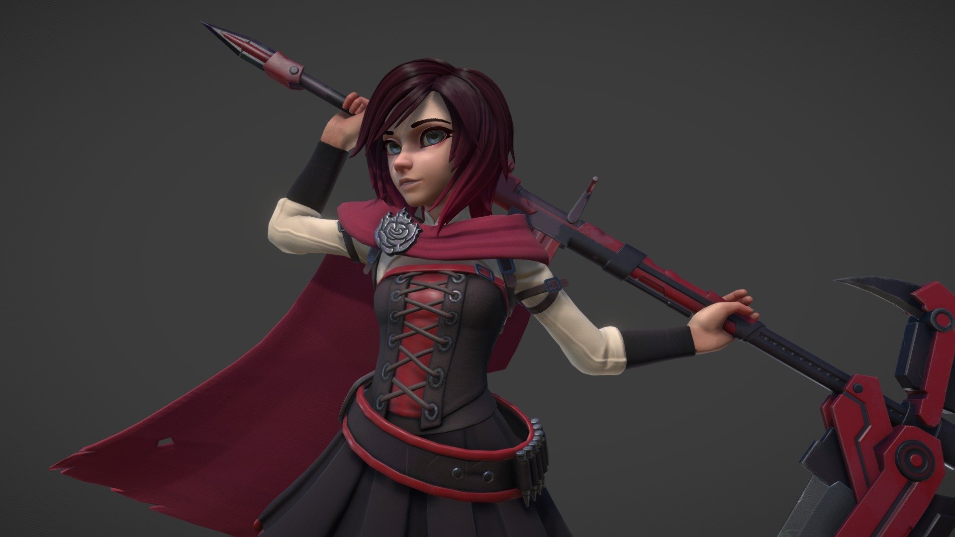 Ruby Rose 3d model