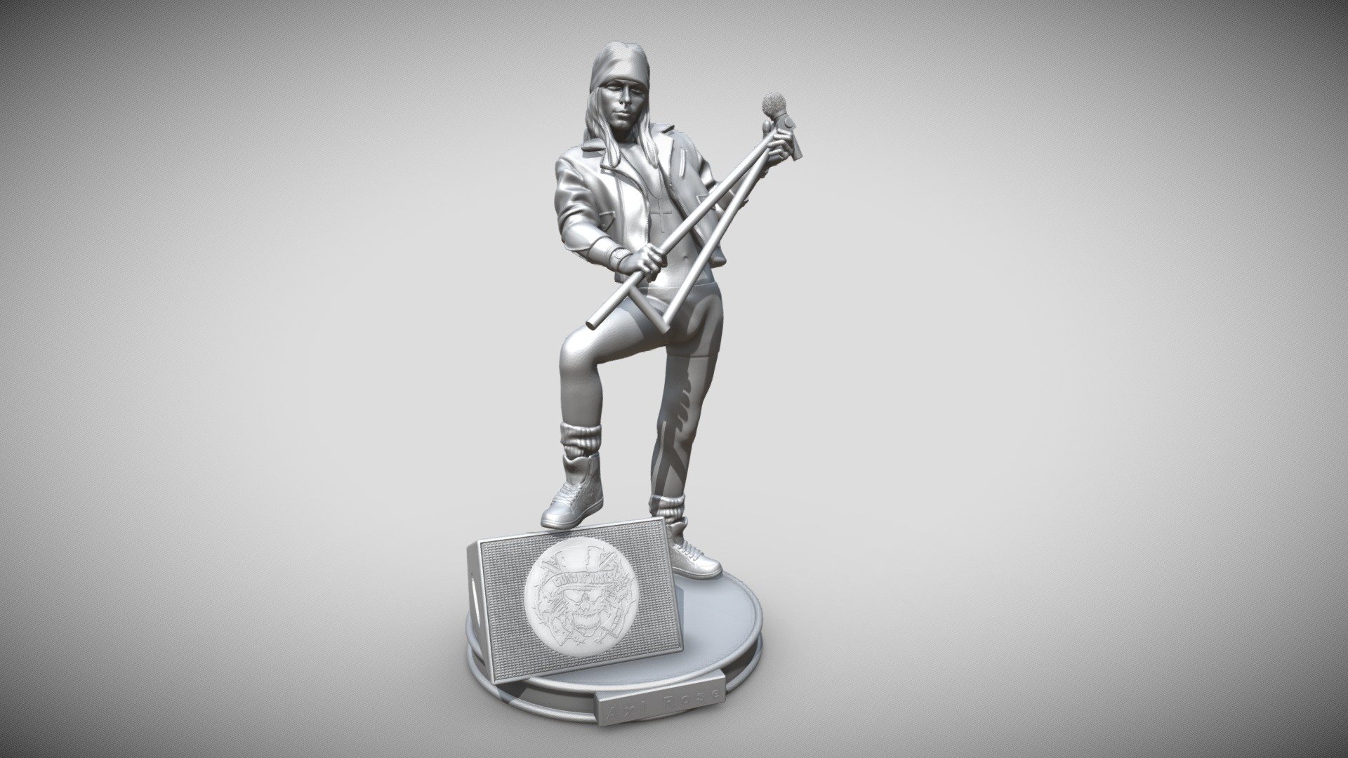 Axl Rose GNR 3d model