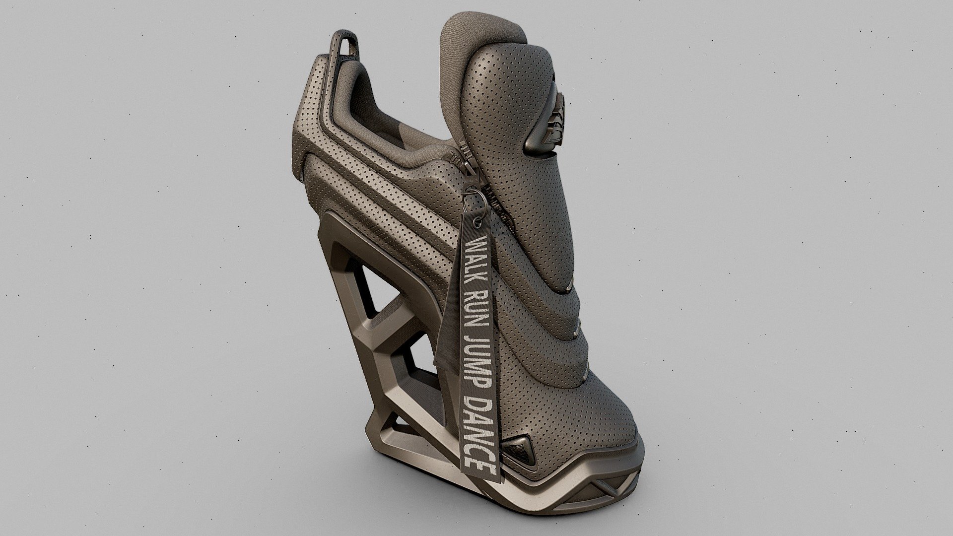 Comfy Heel (BLK) 3d model