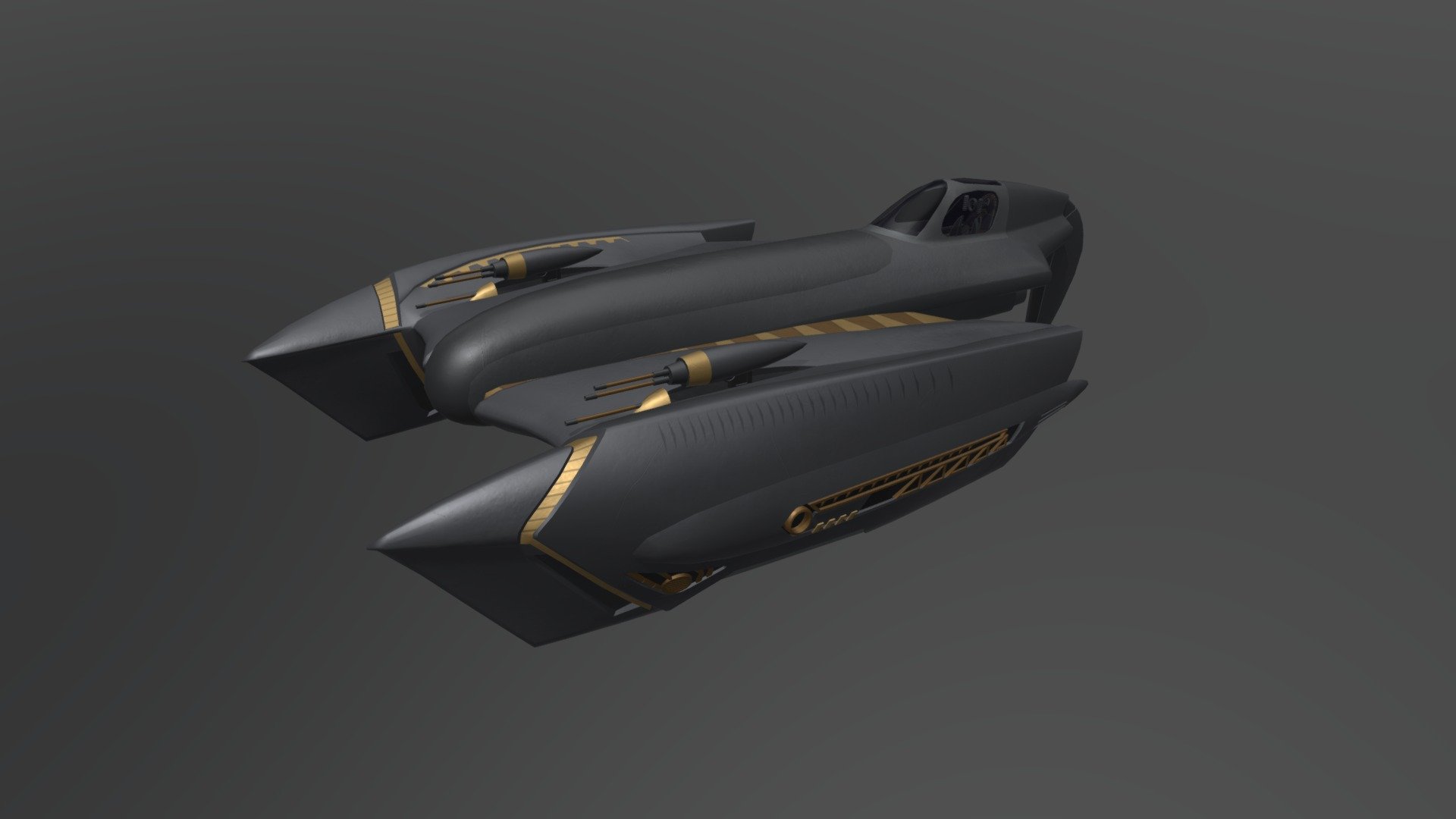 Belbullab-22 Starfighter (Soulless One) 3d model