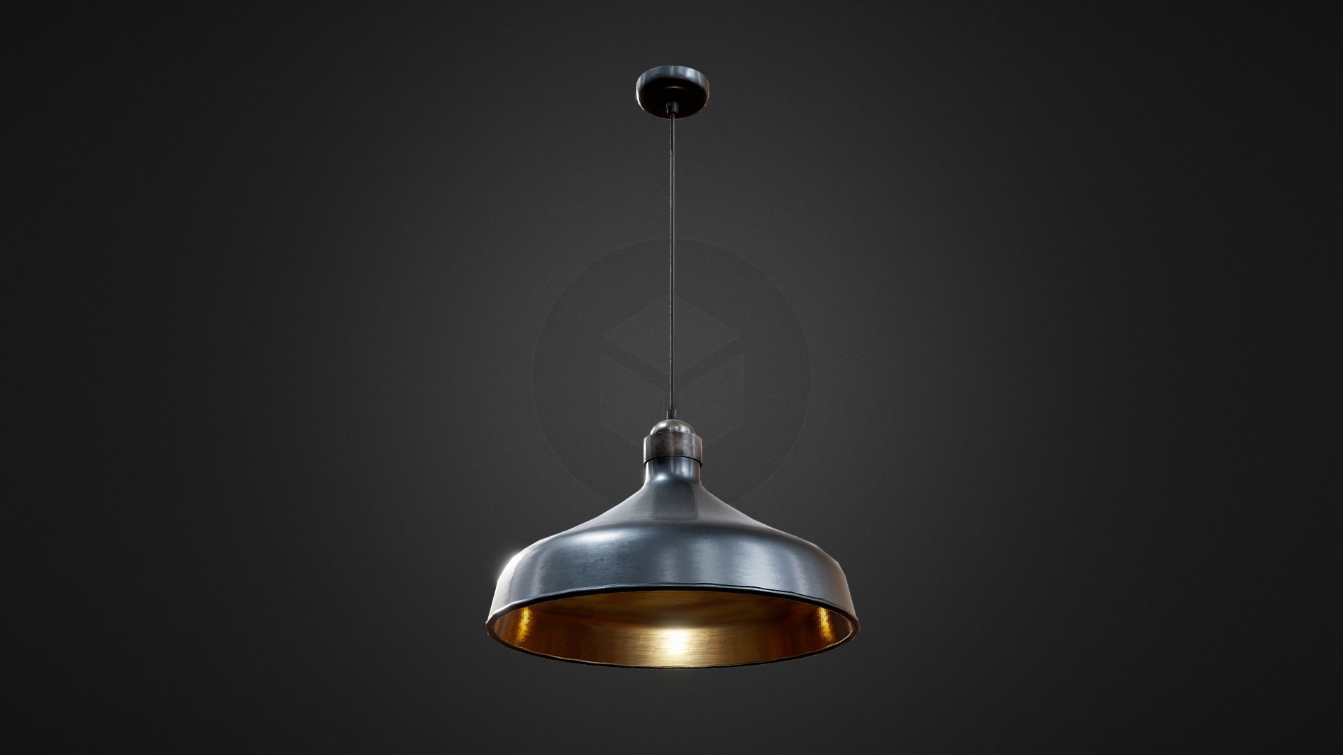 Metal Ceiling Lamp 3d model