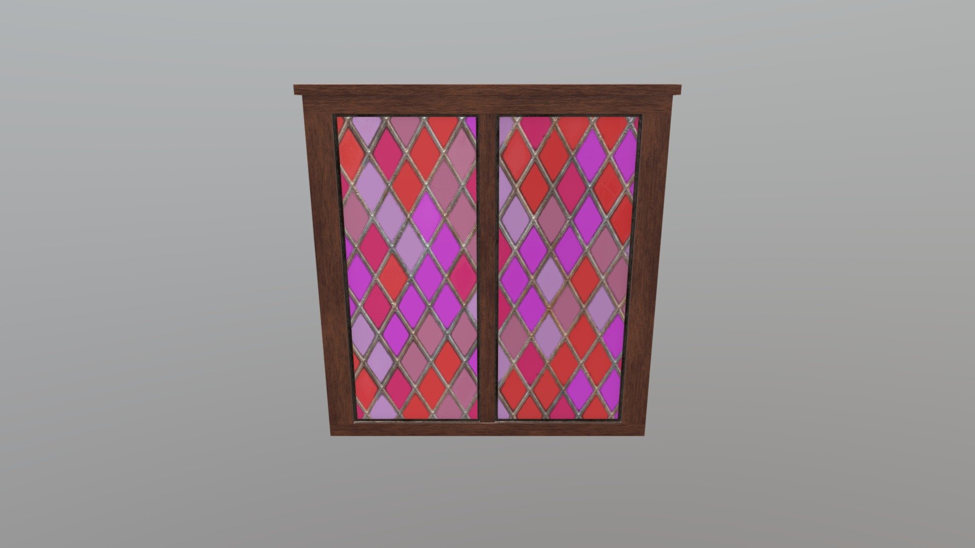 Stained Glass Window 3d model