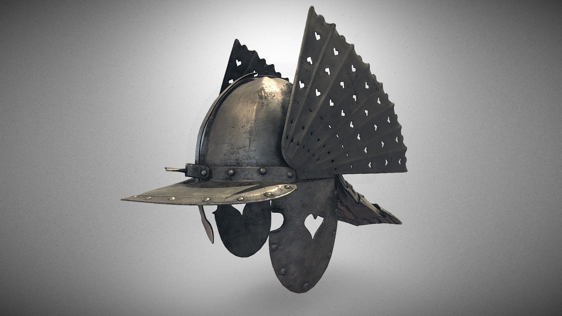 Hussar helmet 3d model