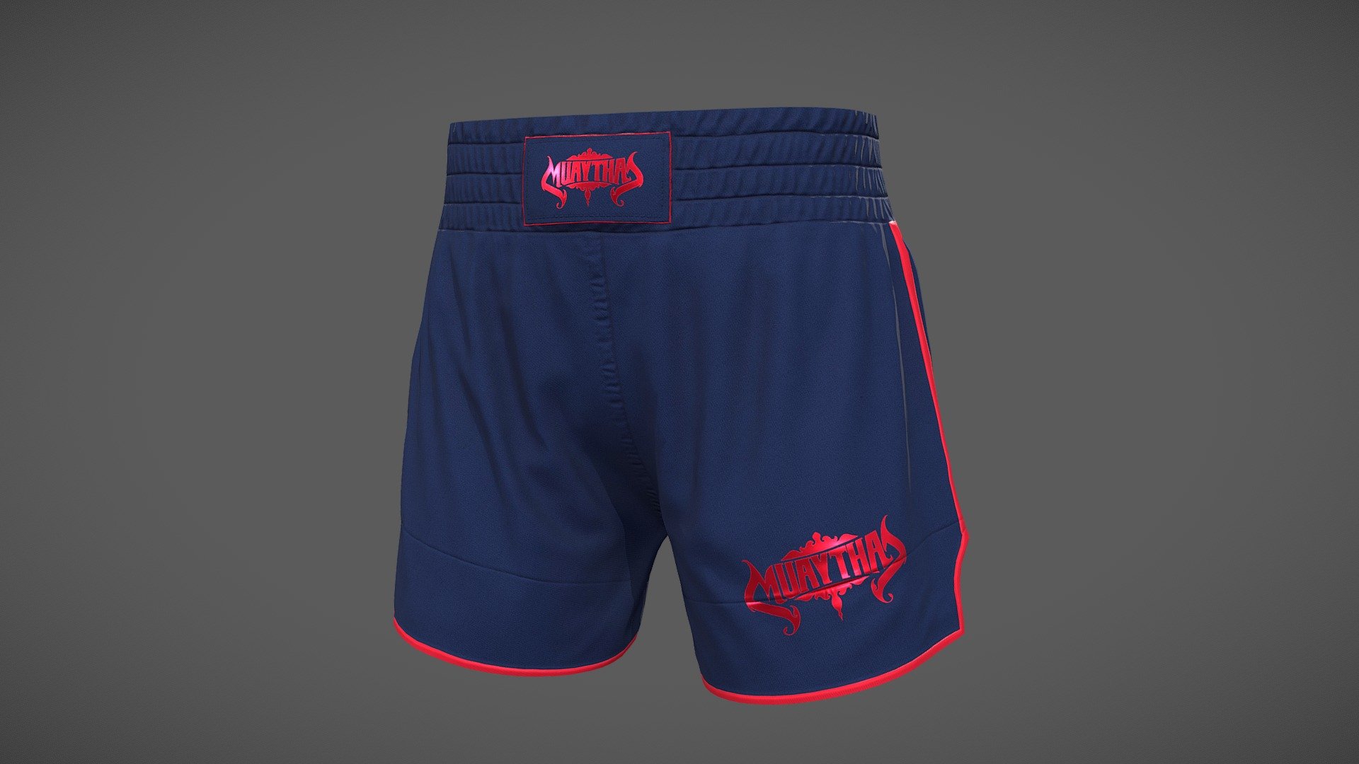 MMA Shorts 3d model