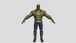 Drax(Textured)(Rigged)