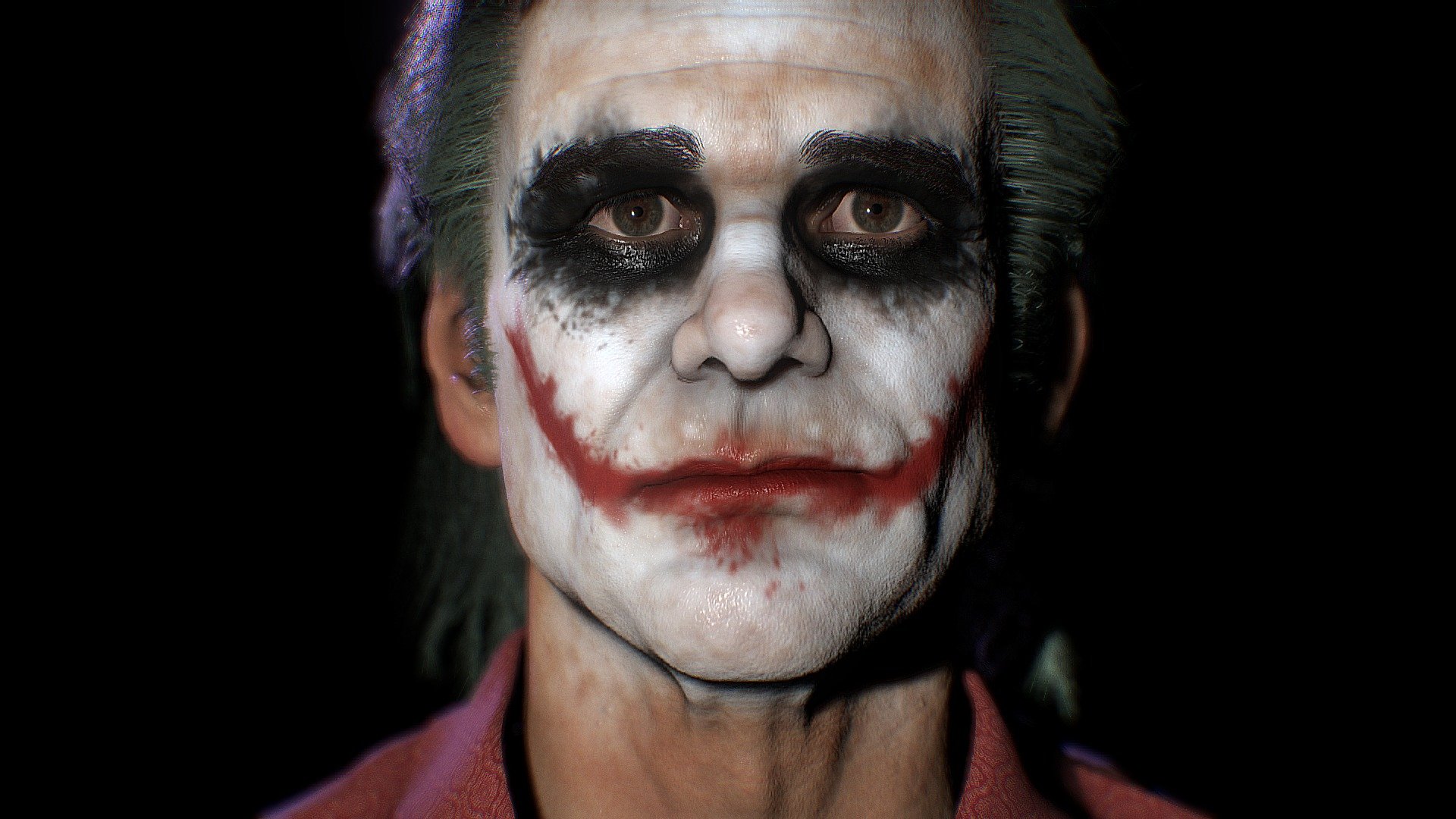 Jim Carrey As Joker 3D Model 3d model