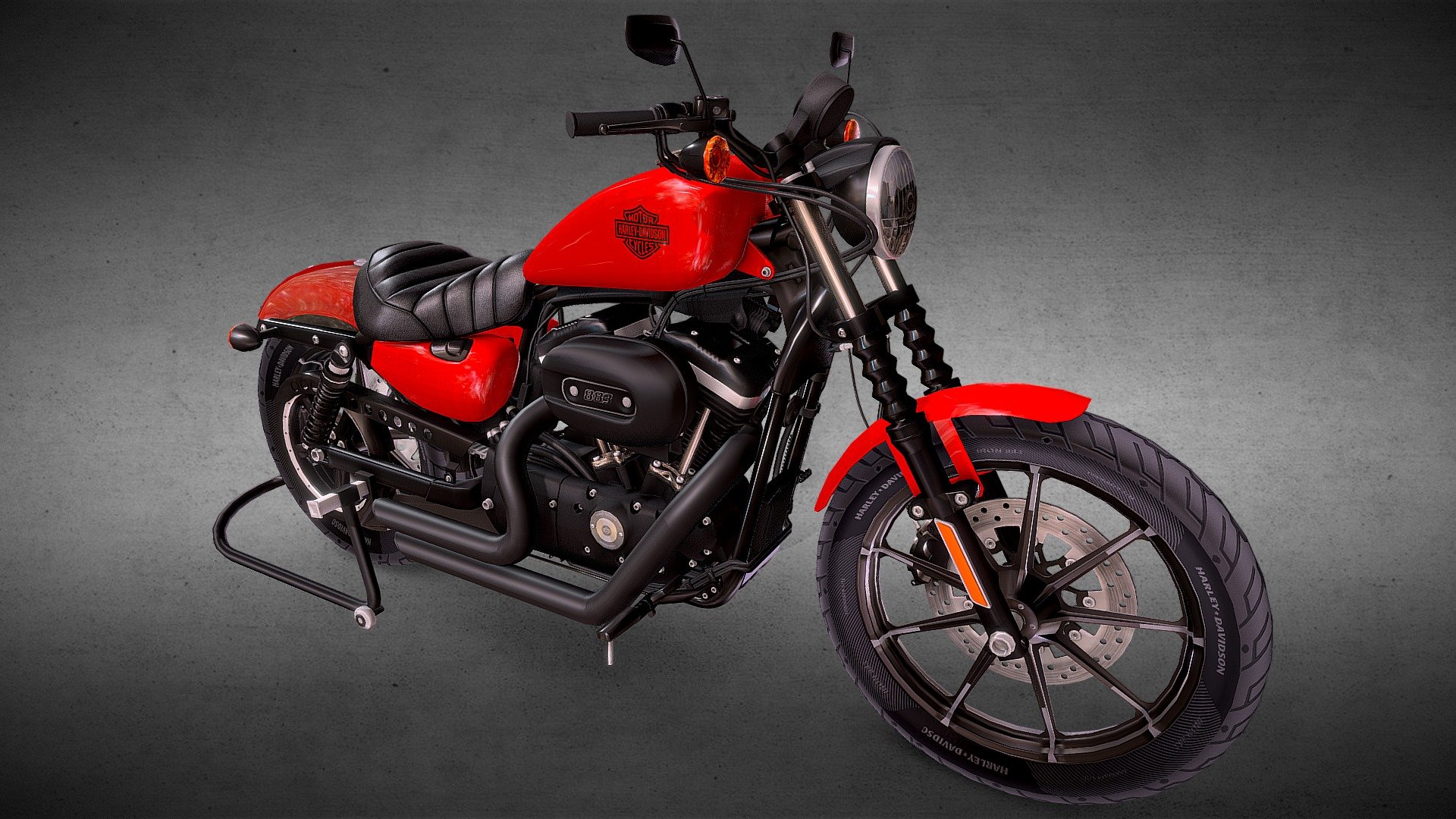 Harley Davidson Iron 883 (2013) 3d model