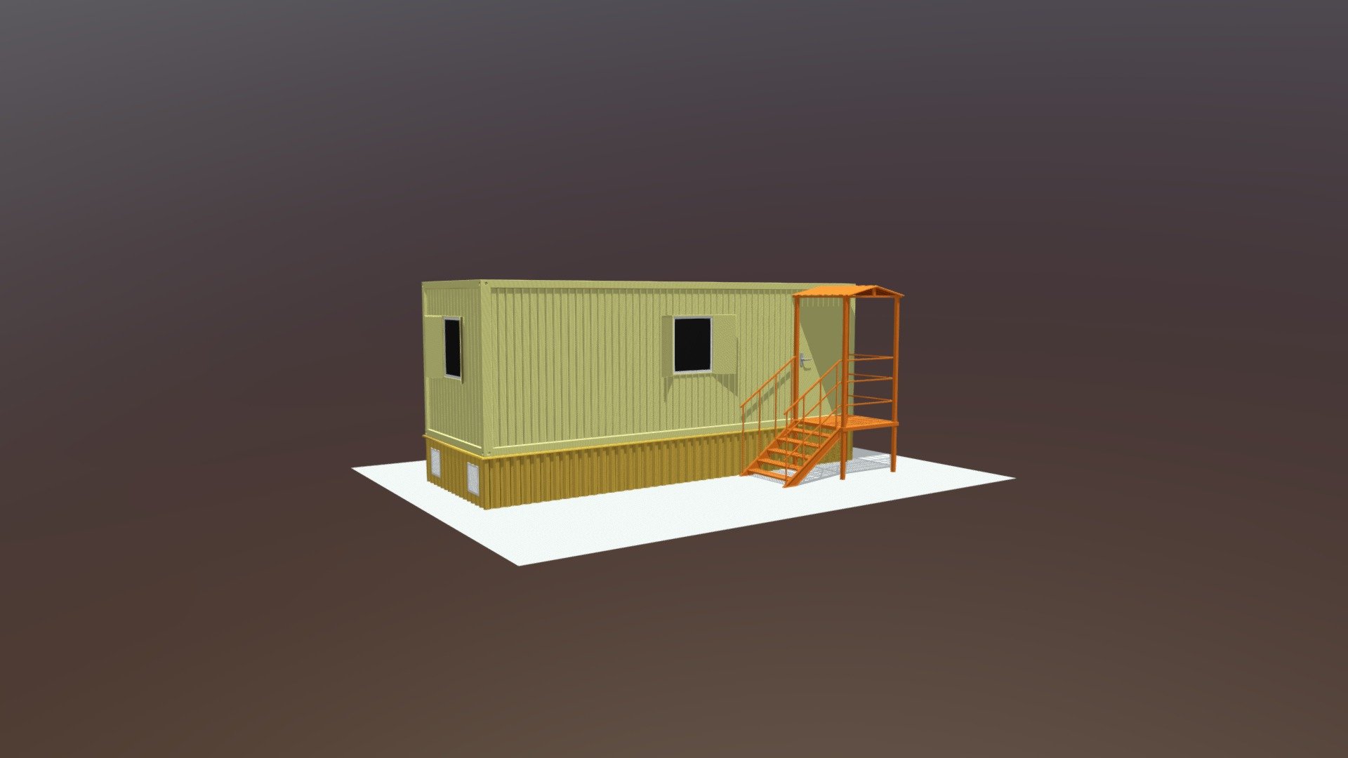 Worker House 3d model