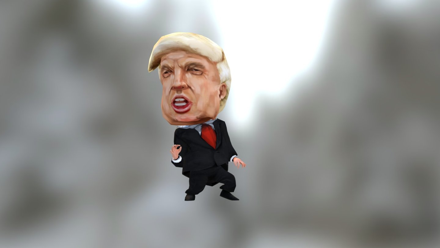 The Thrill of Trump 3d model