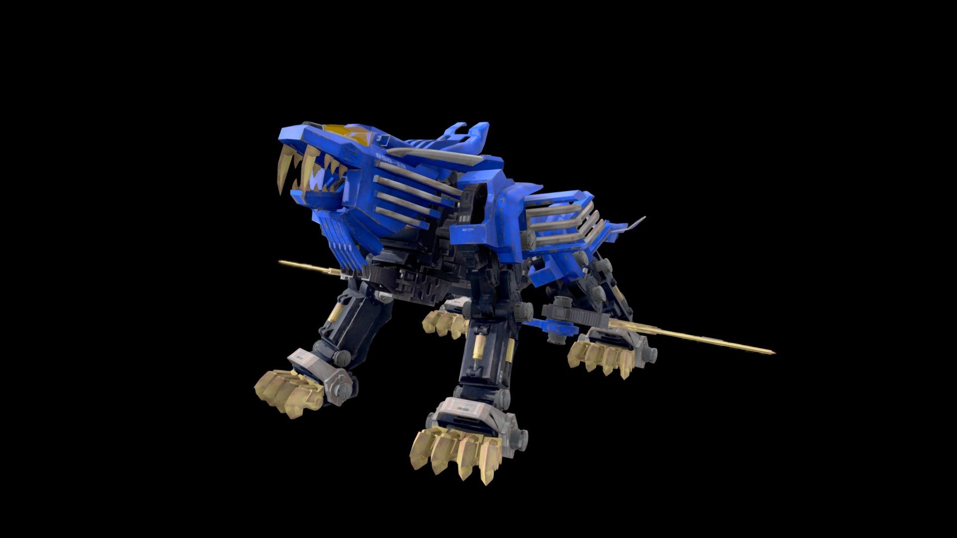 Blade Liger (Animated) 3d model