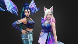 K/DA ALL OUT Kaisa and Ahri