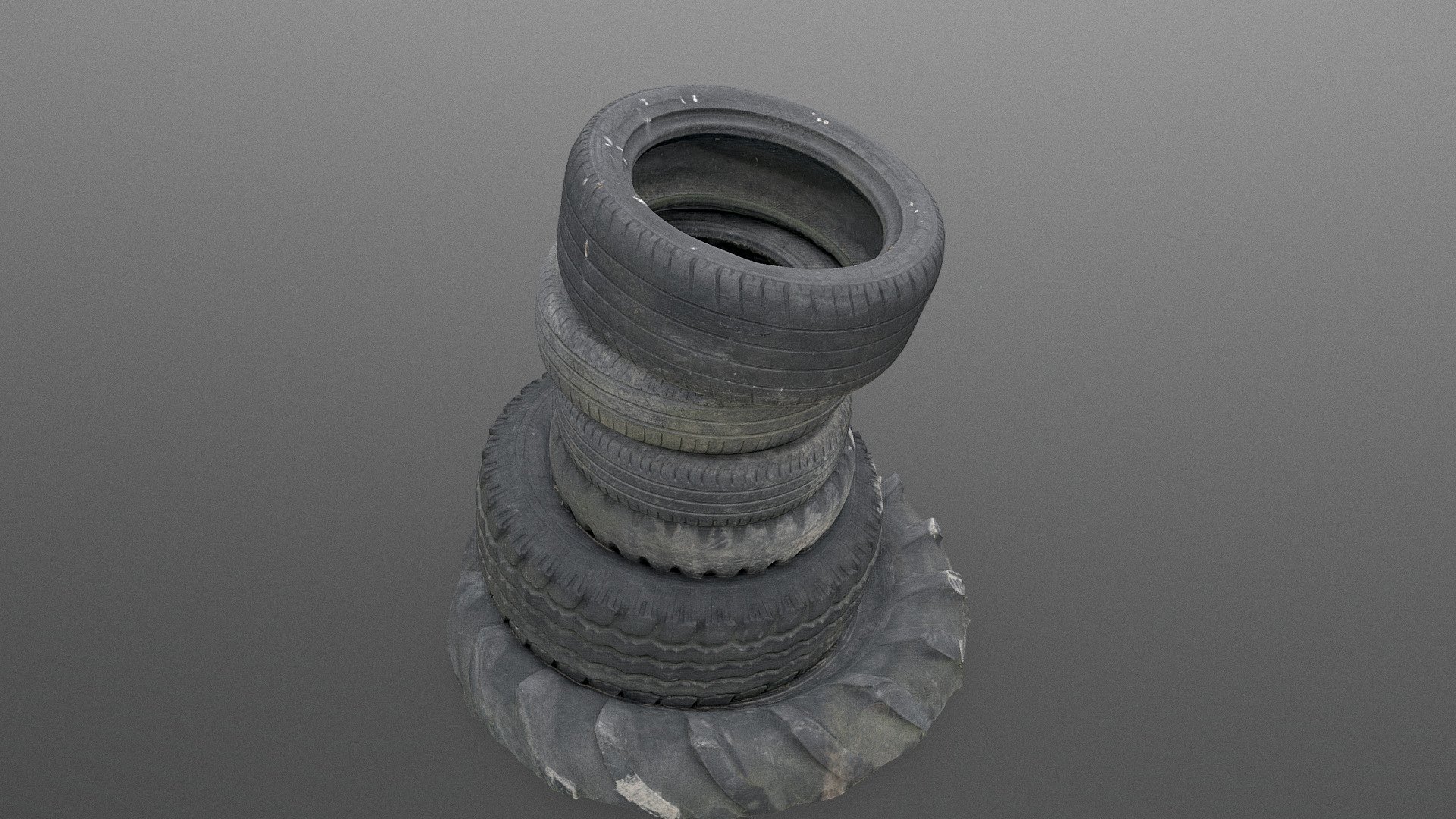 Tyre collumn 3d model