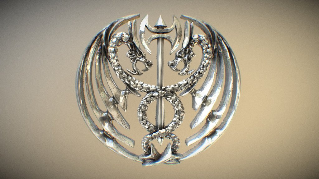 Dragon equilibrium 3d model