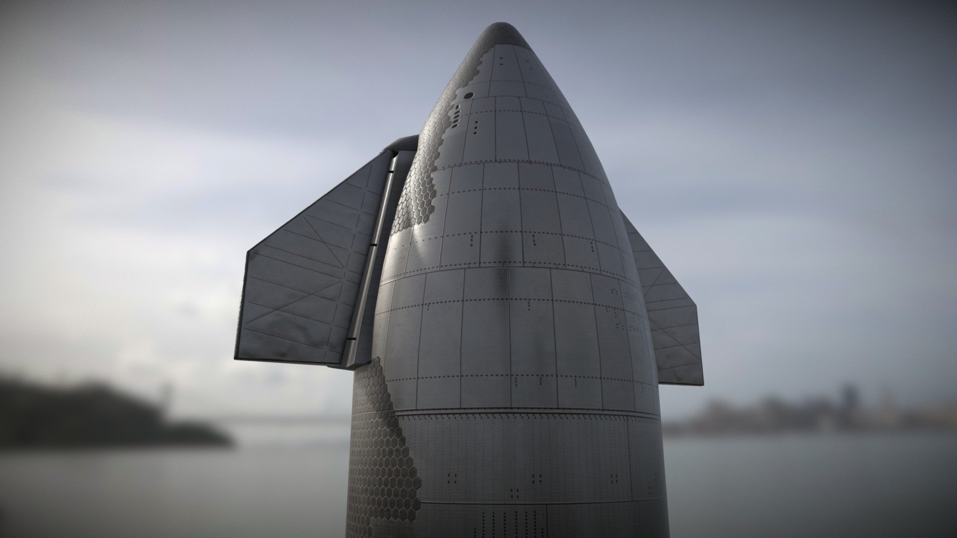 SpaceXs Starship 20 3d model