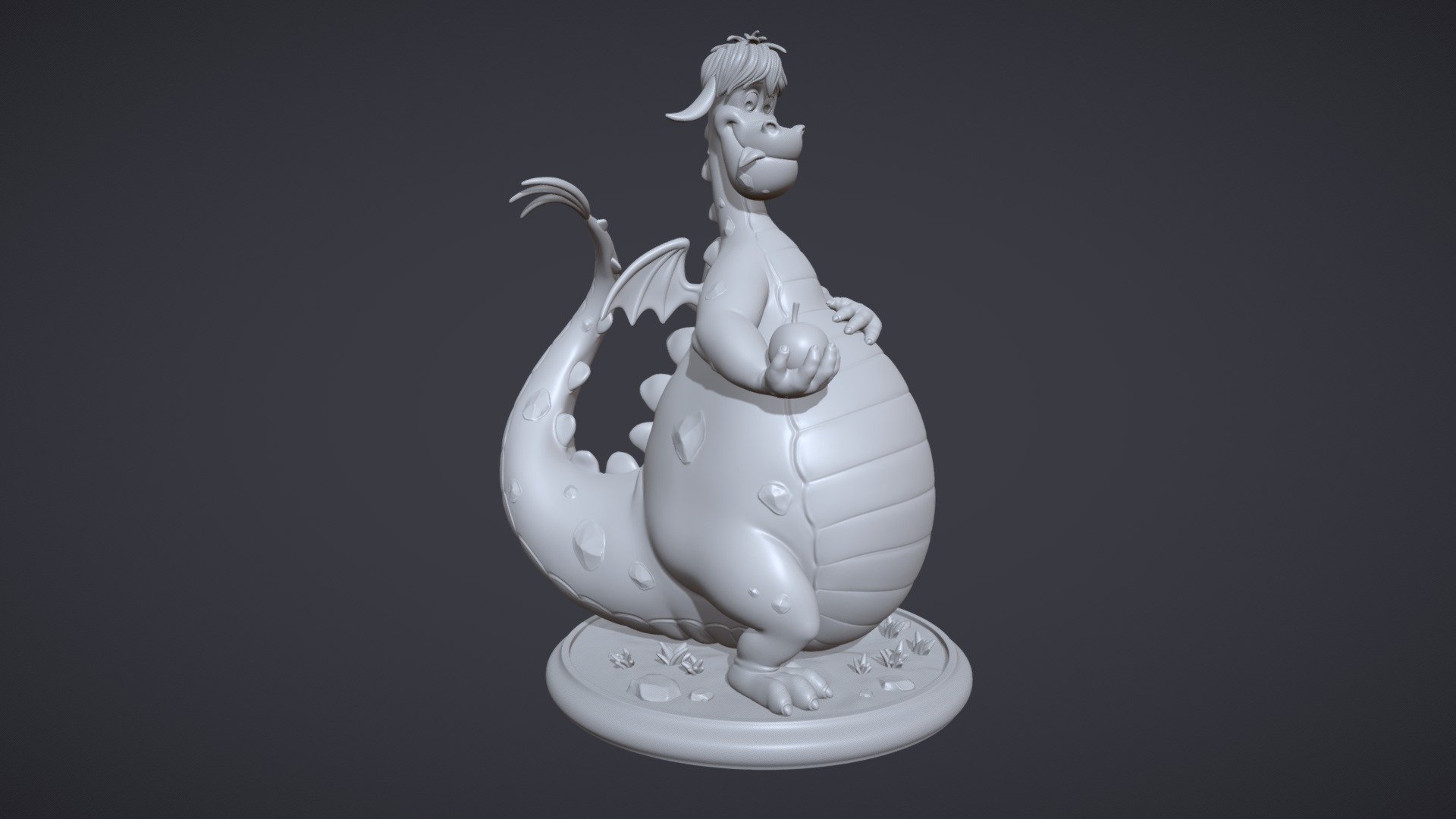 Elliott the Dragon 3d model