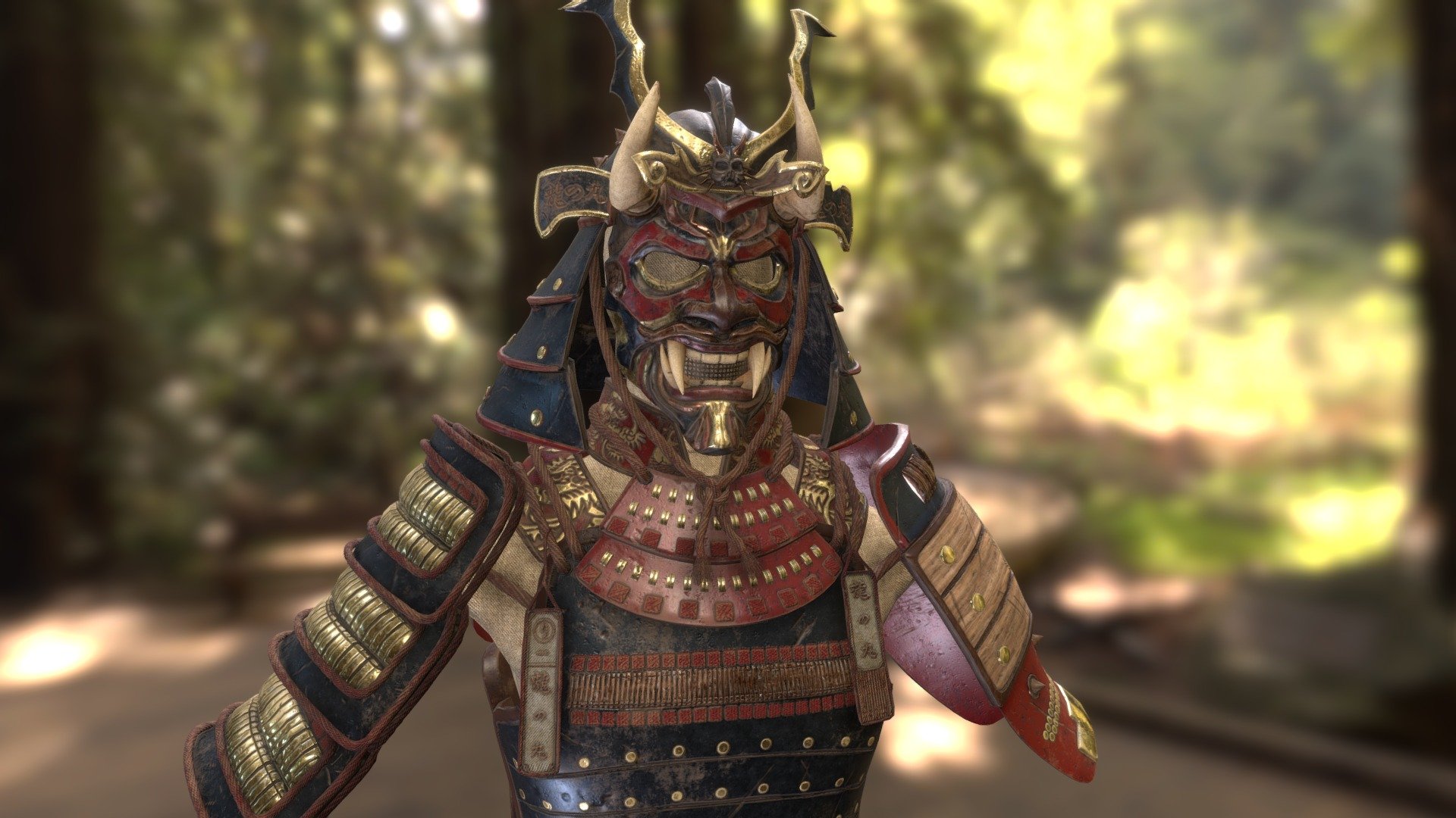 Samurai 3d model