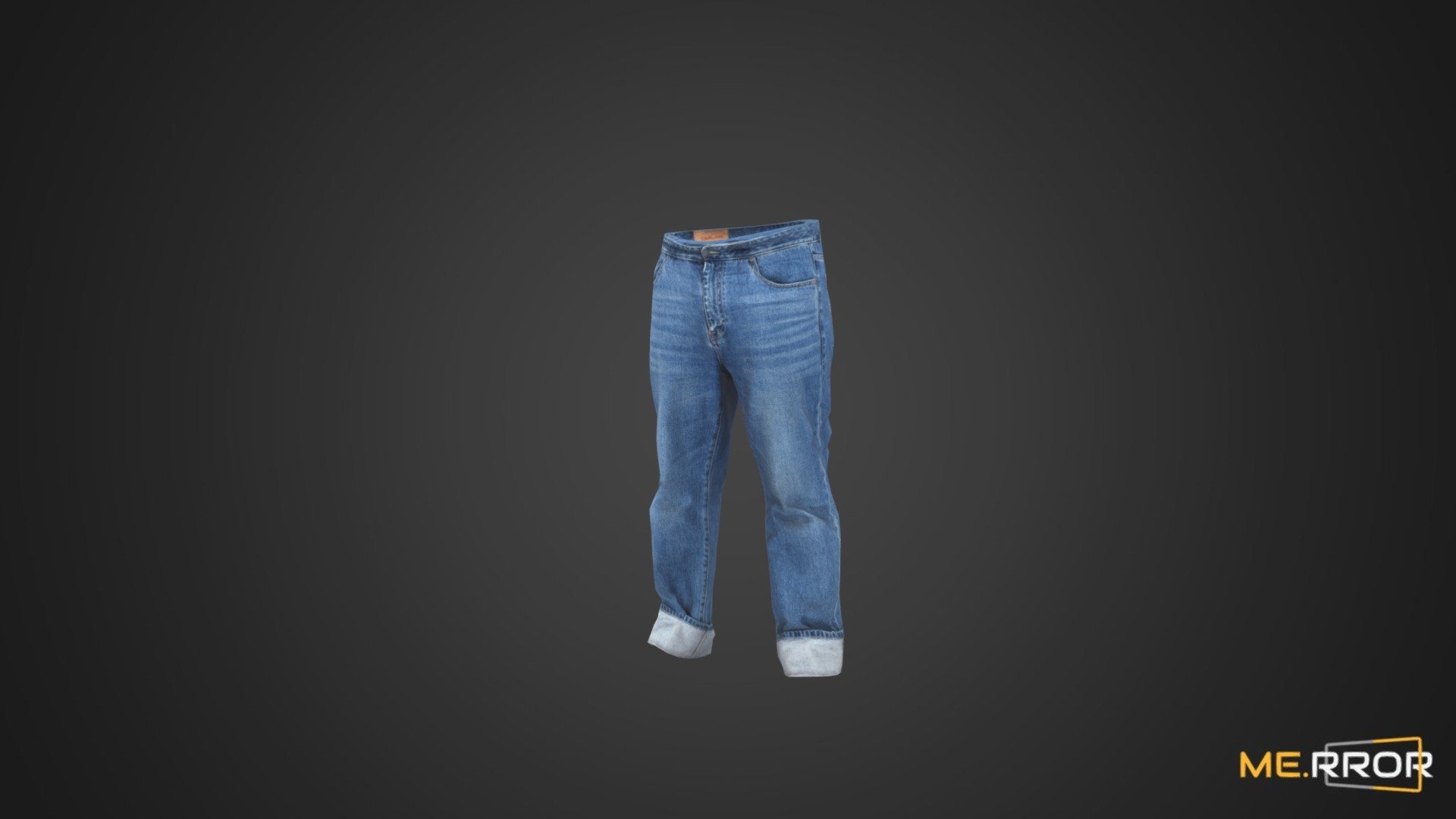 [Game-Ready] Rollup Jean 3d model