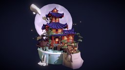 Chinese Bath House [DAE Game Art Assignment]