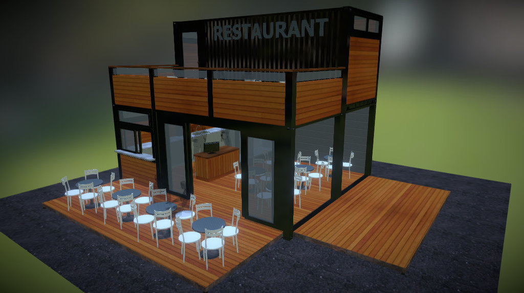 Restaurant 3d model