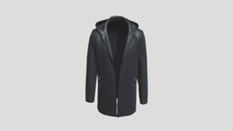 Hooded Zip-up Jacket 3 Unzipped