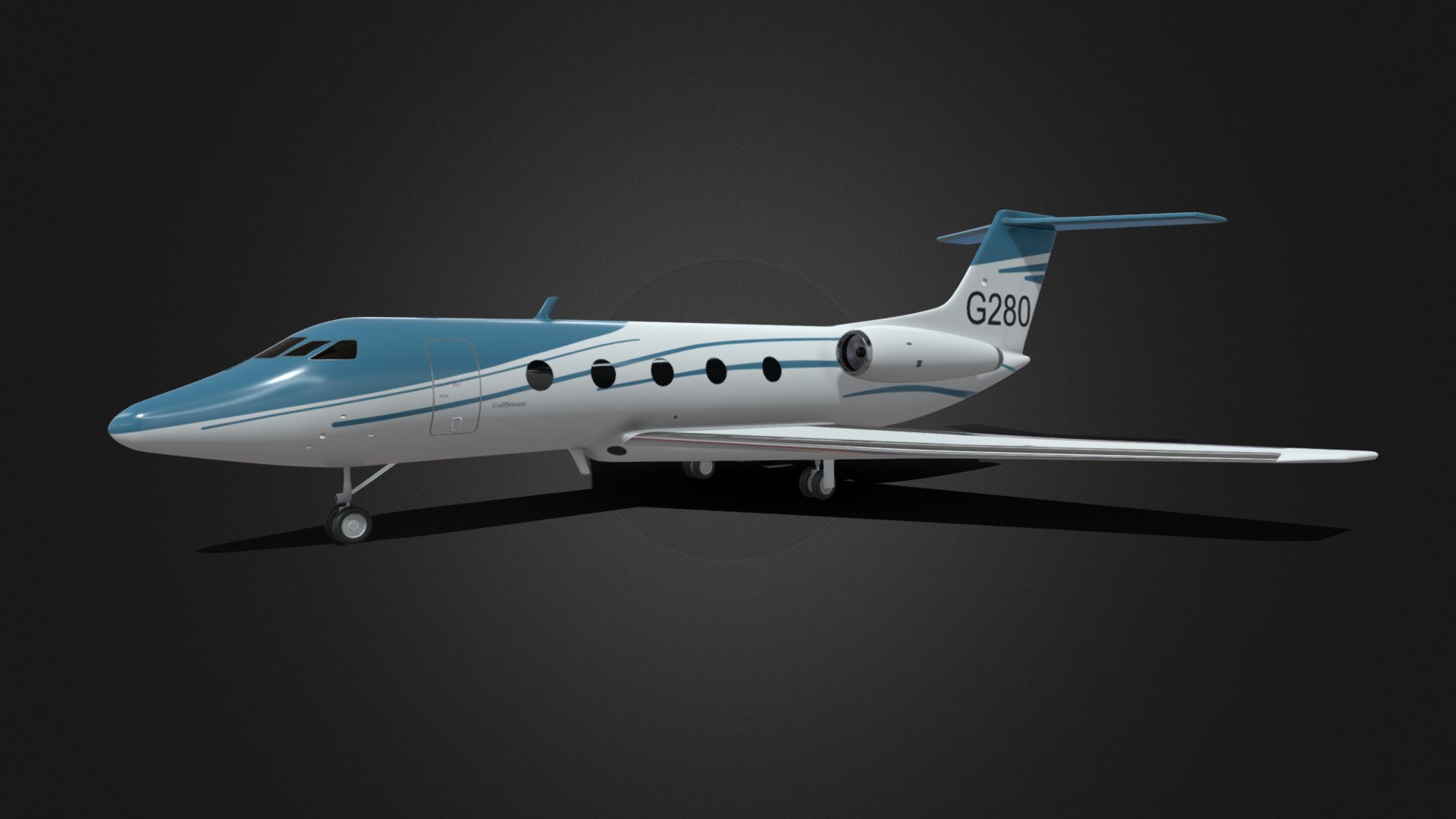 Gulfstream 2 3d model