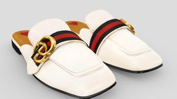 Gucci Woman Luxury Fashion Leather Slippper