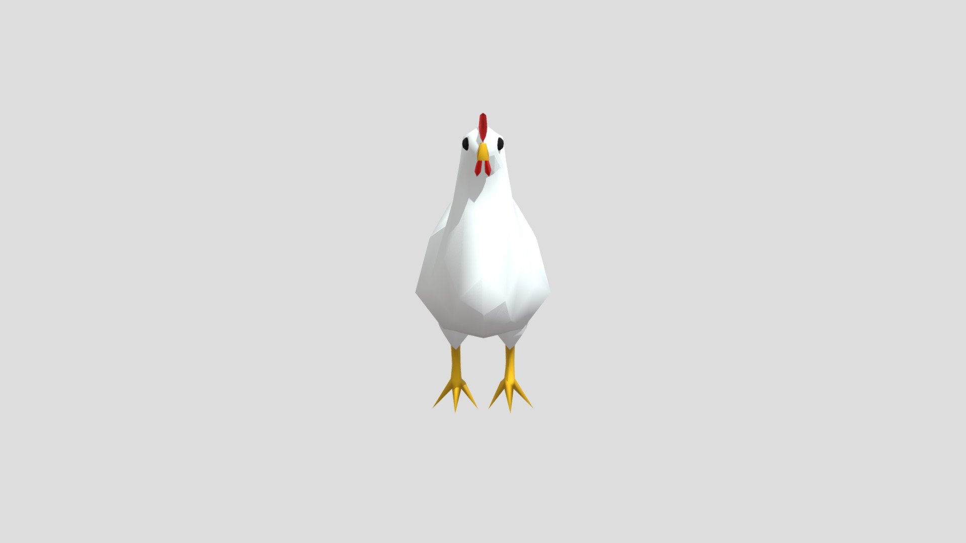 Hen 3d model