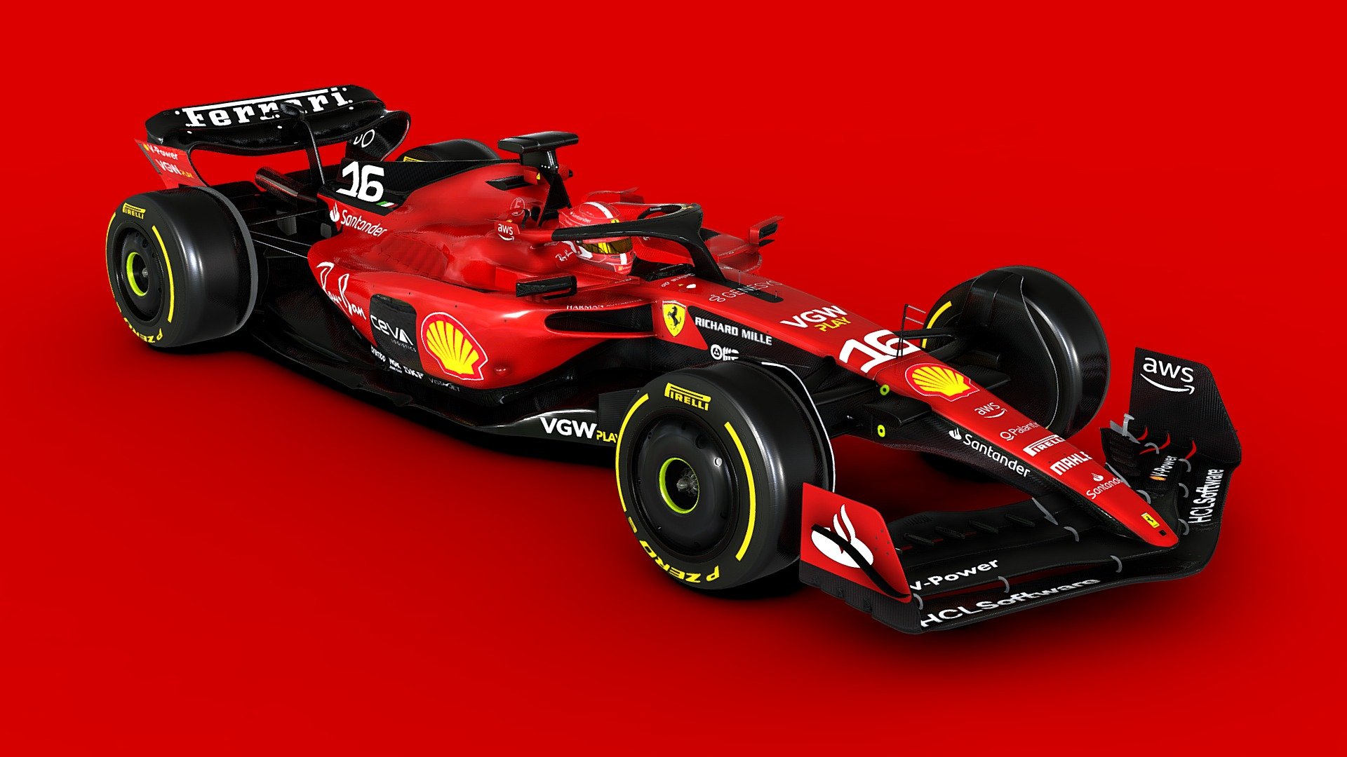 Ferrari SF-23 (Charles Leclerc) ACFL 3d model