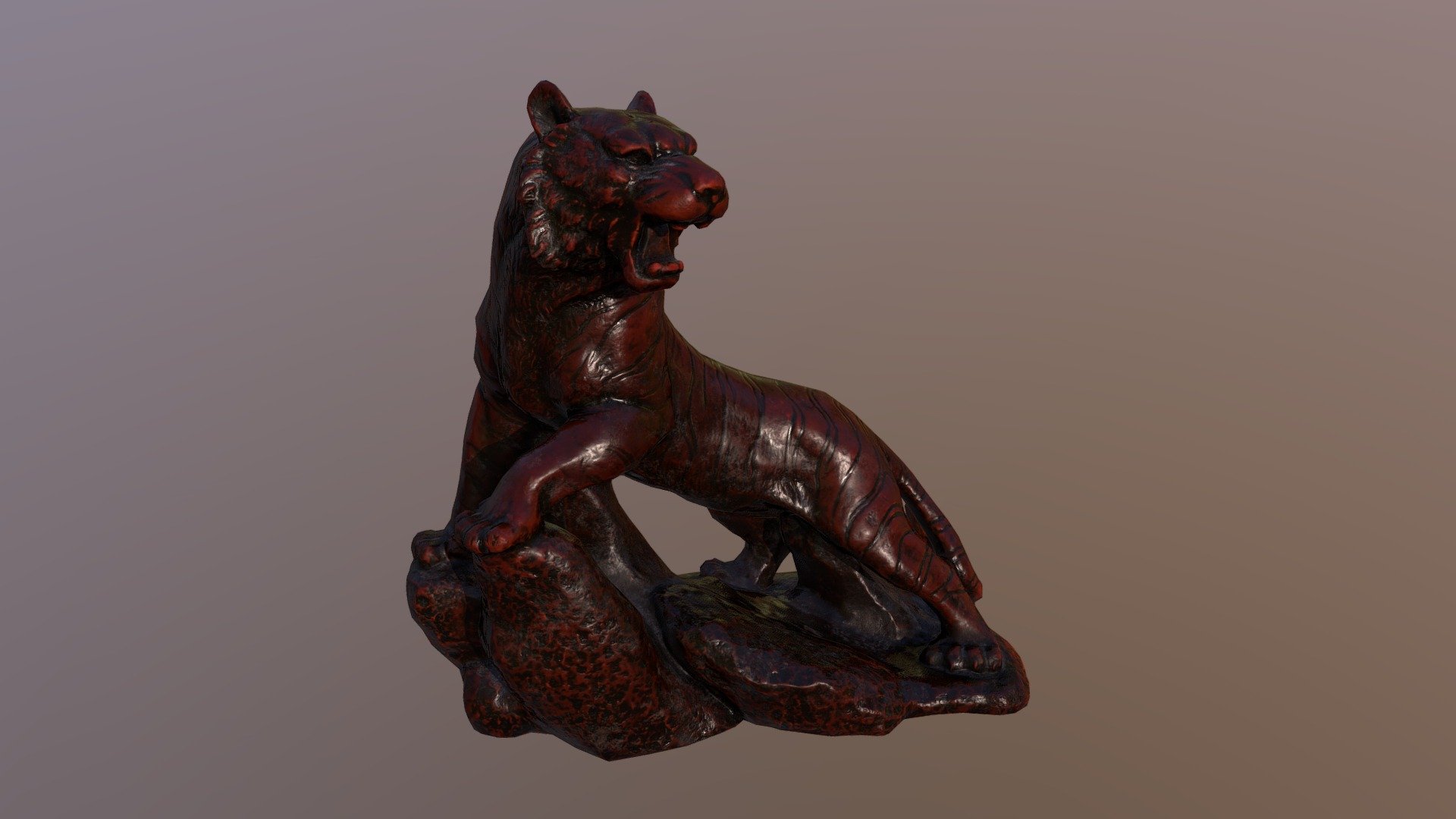 Tiger Statue 3d model