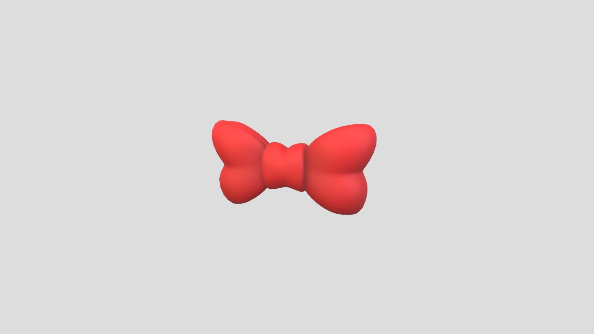 Cartoon Bow 3d model