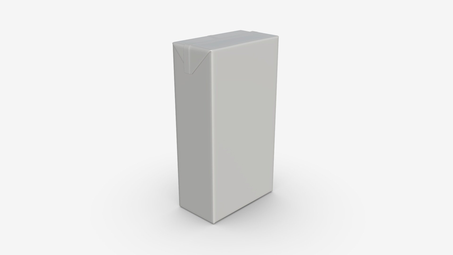 Juice tetra box 3d model