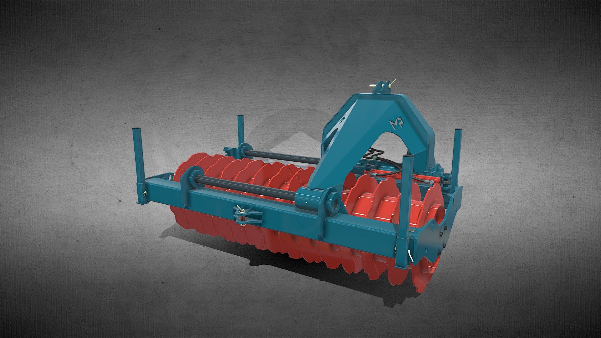 Silage Packer 3 m MALA PLUS 3d model