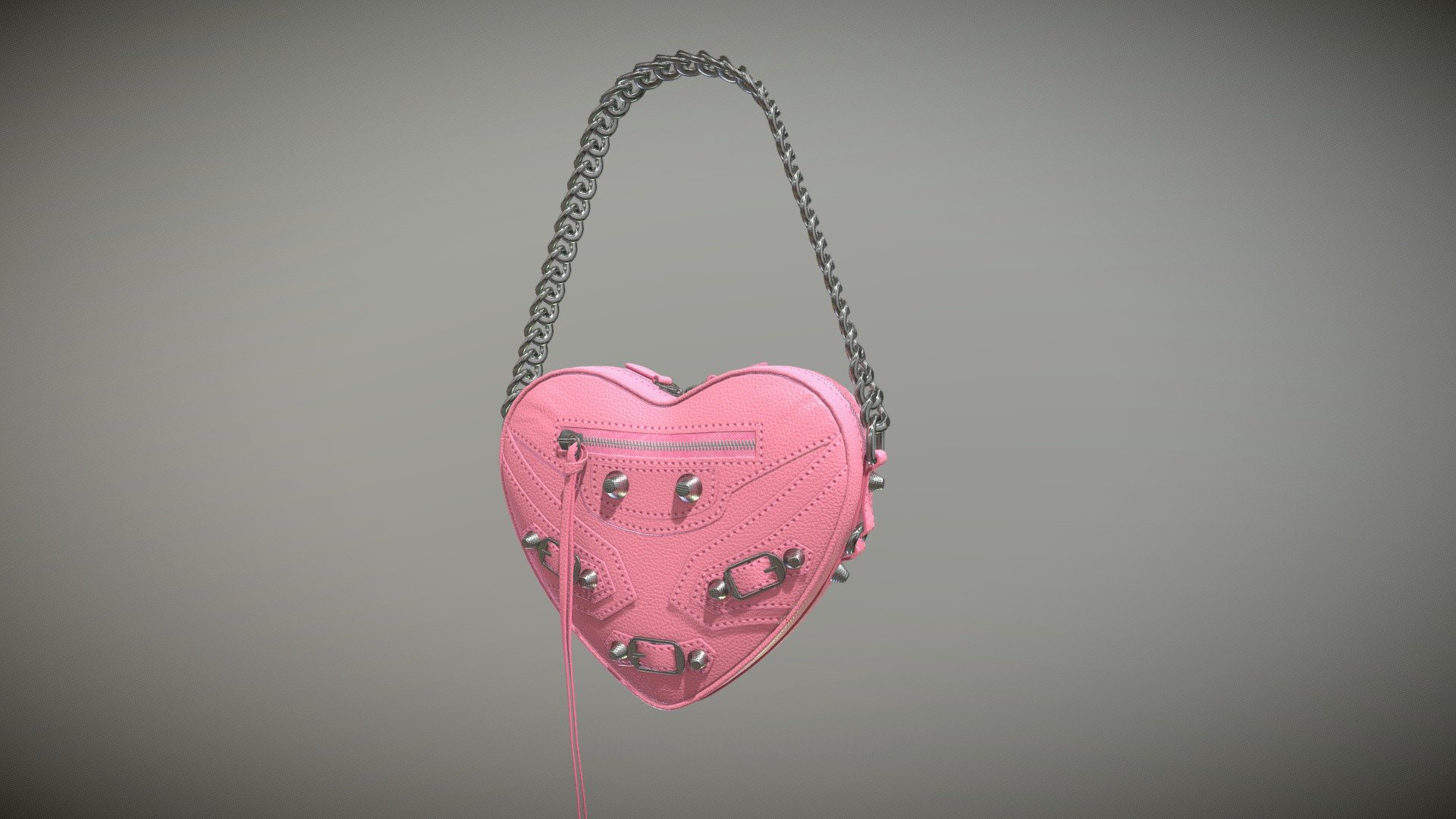 Balenciaga Le Cagole Heart Mini Bag 3d model