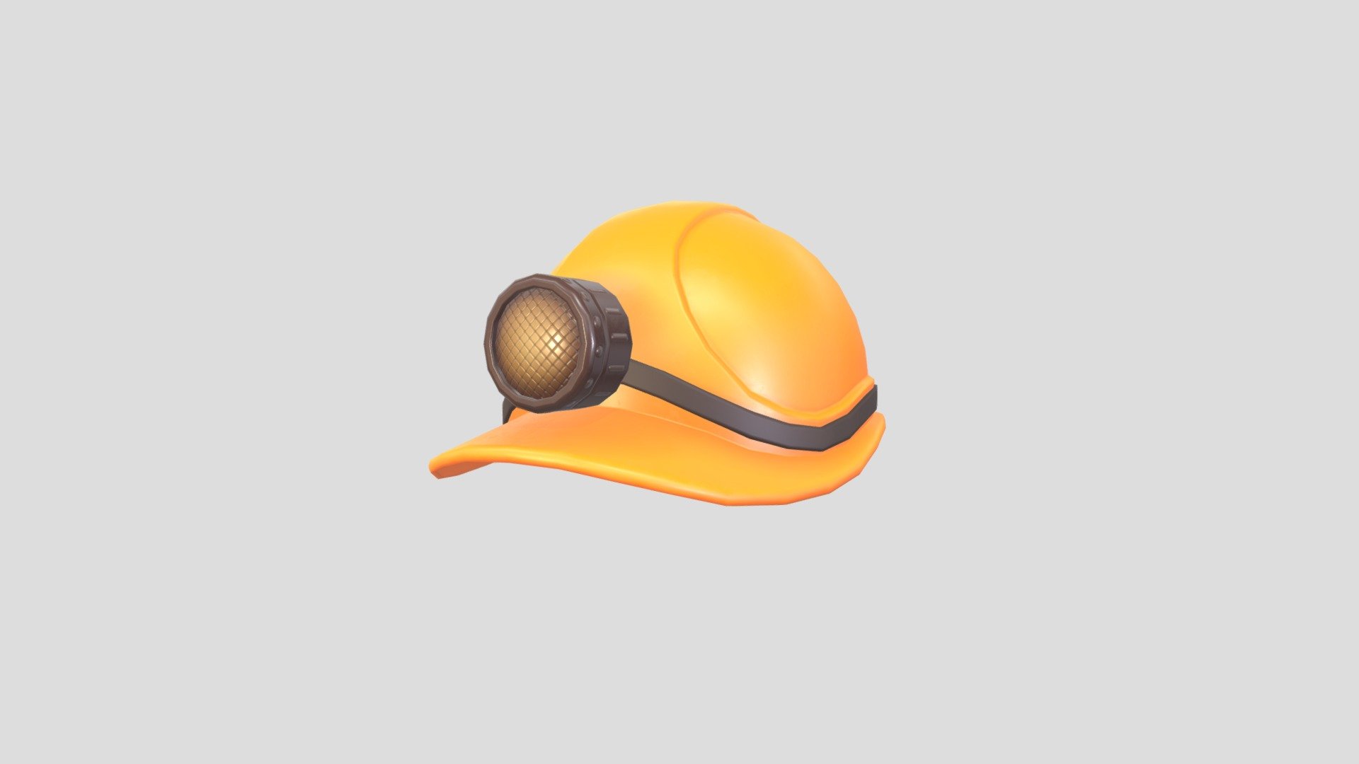 Miner Helmet 3d model