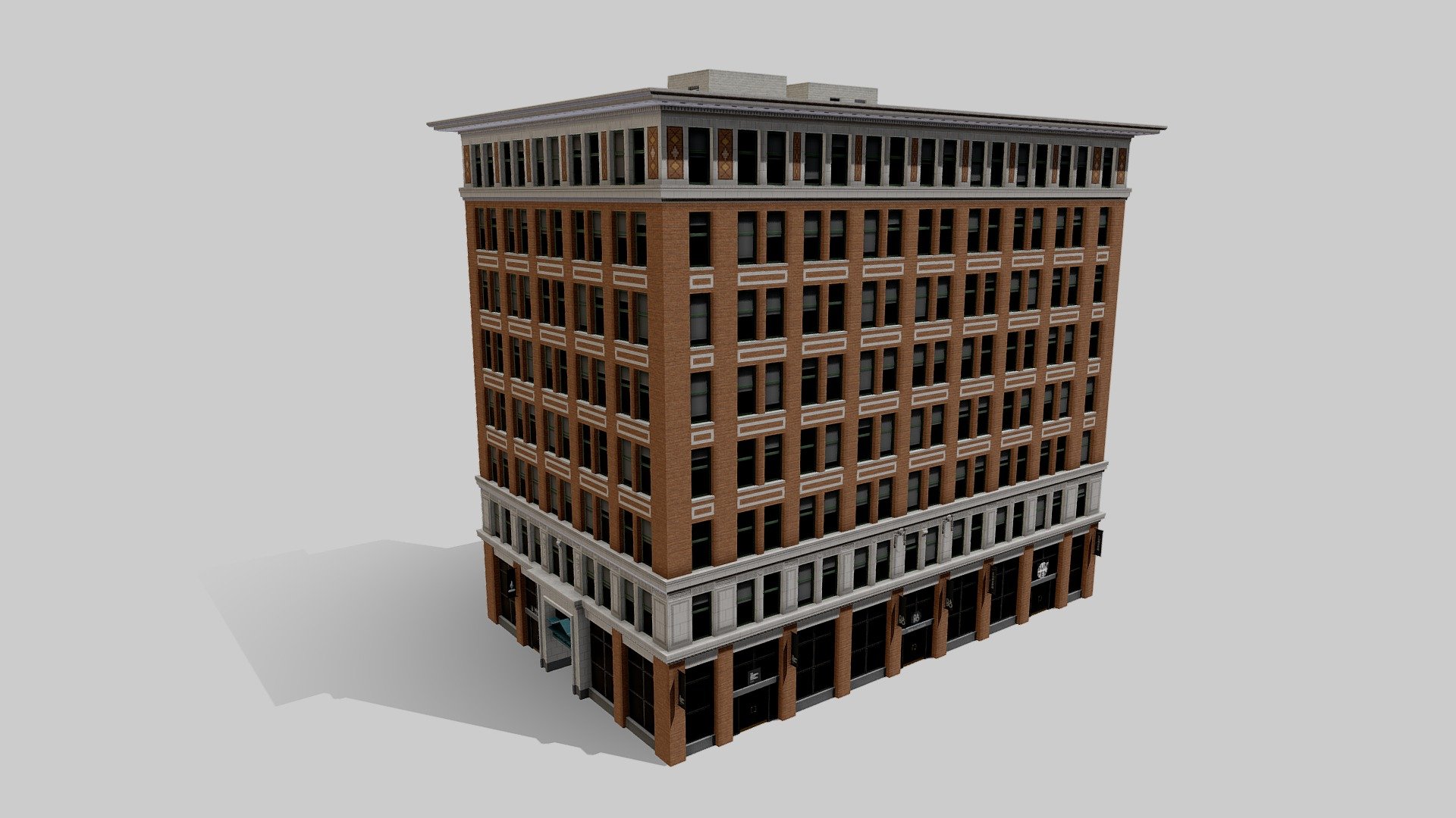 Pacific Building 3d model